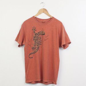 Real Dirt Shirt Mens Large Orange Hawaii